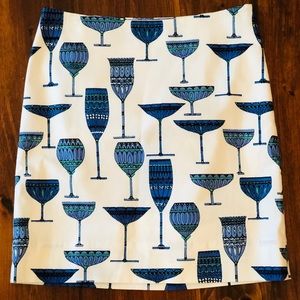 Talbots Skirt size 6 - Such A Cute Print